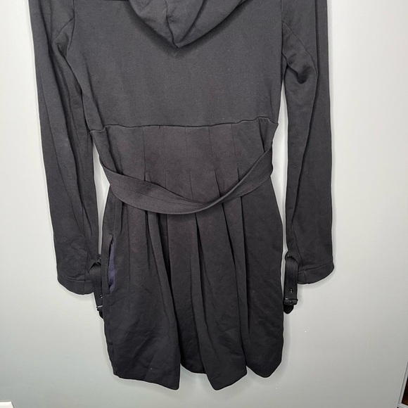 Armani Exchange Knit Trench With Hood and Belt - Picture 7 of 9